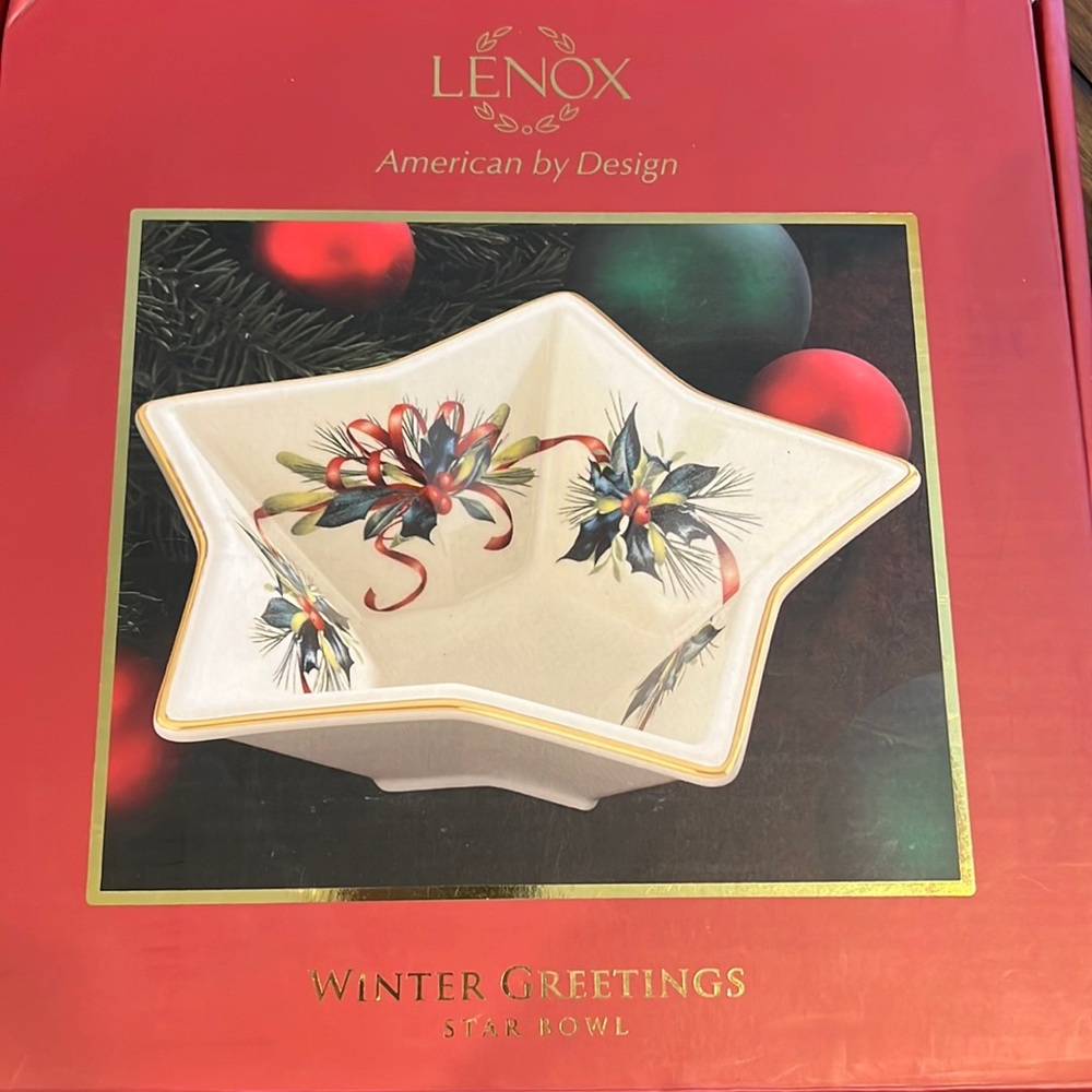 Lenox star bowl